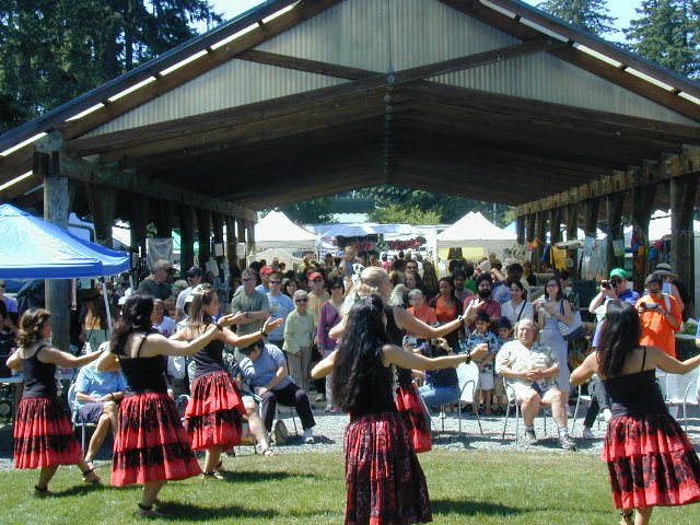 Hawaiian Day at the market